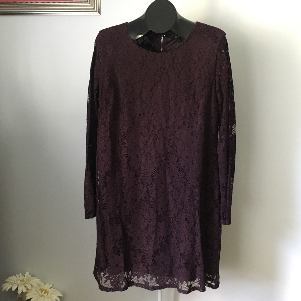 Purple Lace Dress